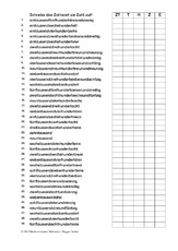 Zahlenfolge Englisch Zahlenfolge Englisch